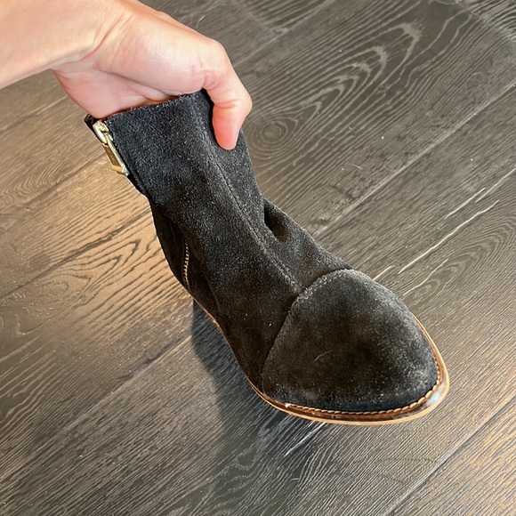 Report Signature Zip Up Suede Booties - Picture 4 of 6